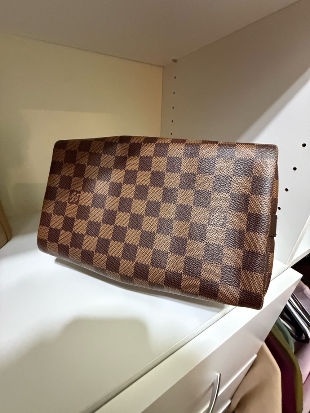 Louis Vuitton Speedy 25 Bandouliere in Damier Ebene - Picture 6 of 11